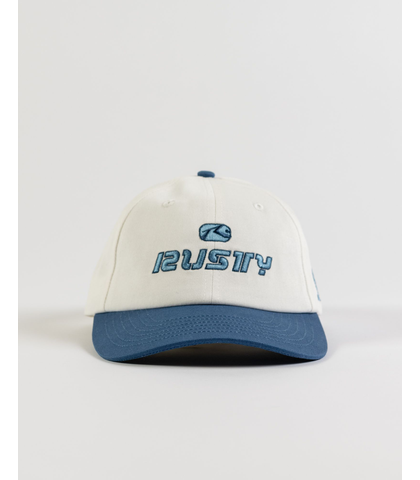 RUSTY MENS FC SIX PANEL SNAPBACK CAP - ATLANTIC BLUE