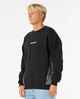 RIPCURL MENS GIANT PRAWN CREW - BLACK