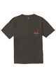 VISSLA MENS HEAVY DUTY ORGANIC BLEND TEE - BLACK