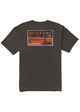 VISSLA MENS HEAVY DUTY ORGANIC BLEND TEE - BLACK