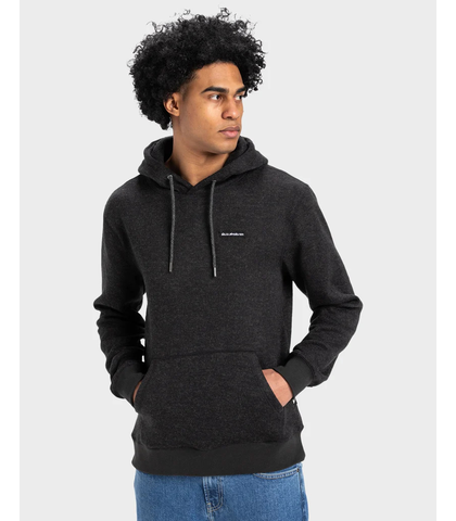 QUIKSILVER MENS KELLER HOODIE - BLACK HEATHER