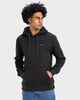 QUIKSILVER MENS KELLER HOODIE - BLACK HEATHER