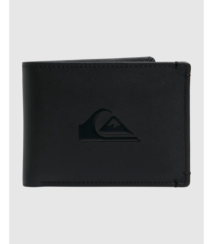 QUIKSILVER NEW MISS DOLLAR 11 LEATHER WALLET - BLACK