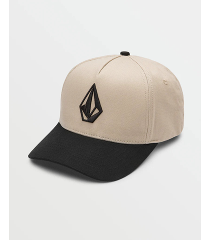 VOLCOM MENS EMBOSSED STONE ADJUSTABLE CAP - KHAKI