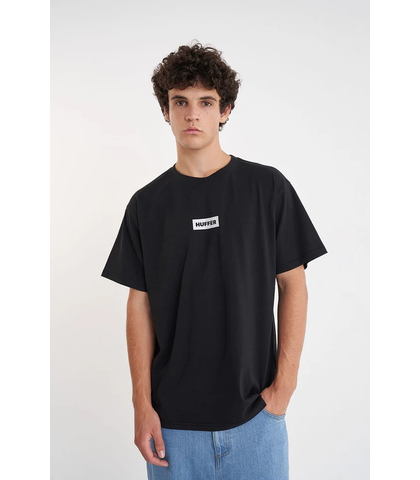 HUFFER MENS SUP TEE - CAPITAL - WASHED BLACK