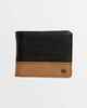 BILLABONG DIMENSION WALLET - BLACK / TAN