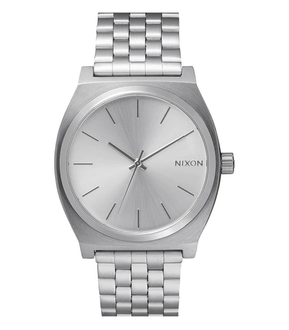 NIXON TIME TELLER WATCH - ALL SILVER