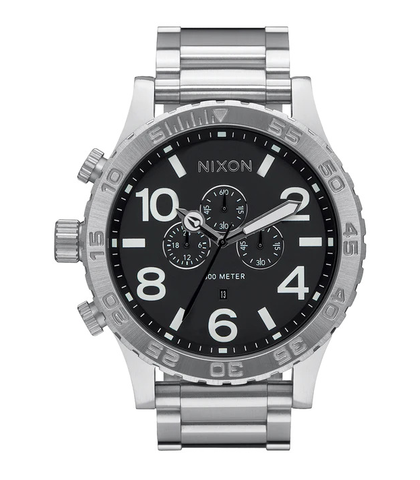 NIXON 51-50 CHRONO WATCH - BLACK