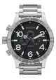 NIXON 51-50 CHRONO WATCH - BLACK