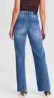 JUNK FOOD JEANS ALANIS WIDE LEG JEAN - BLUE