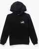 SALTY CREW BOYS LURKING HOODED FLEECE - BLACK