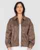 RUSTY LADIES BACK STREET FAUX SUEDE JACKET - ASH BROWN