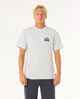 RIPCURL MENS VAPORCOOL SEARCH TREK TEE - ICED GREY