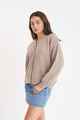 HUFFER LADIES KENDALL CARDIGAN - OAT MARLE 