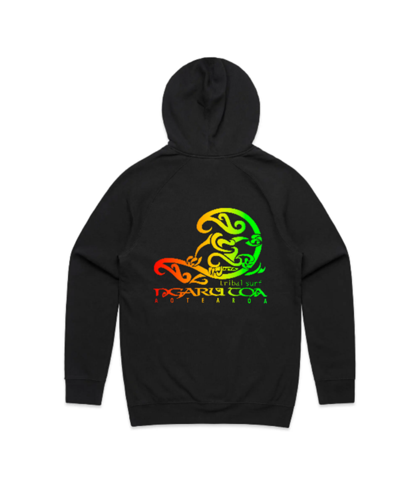 NGARU TOA OG RASTA HOODY - BLACK