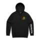 NGARU TOA OG RASTA HOODY - BLACK