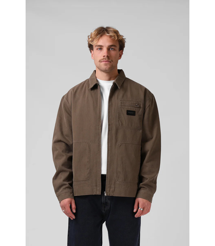 RPM MENS WORKMANS JACKET - BROWN