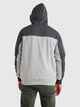 VOLCOM MENS DIVISION LINED ZIP HOODY - HEATHER GREY