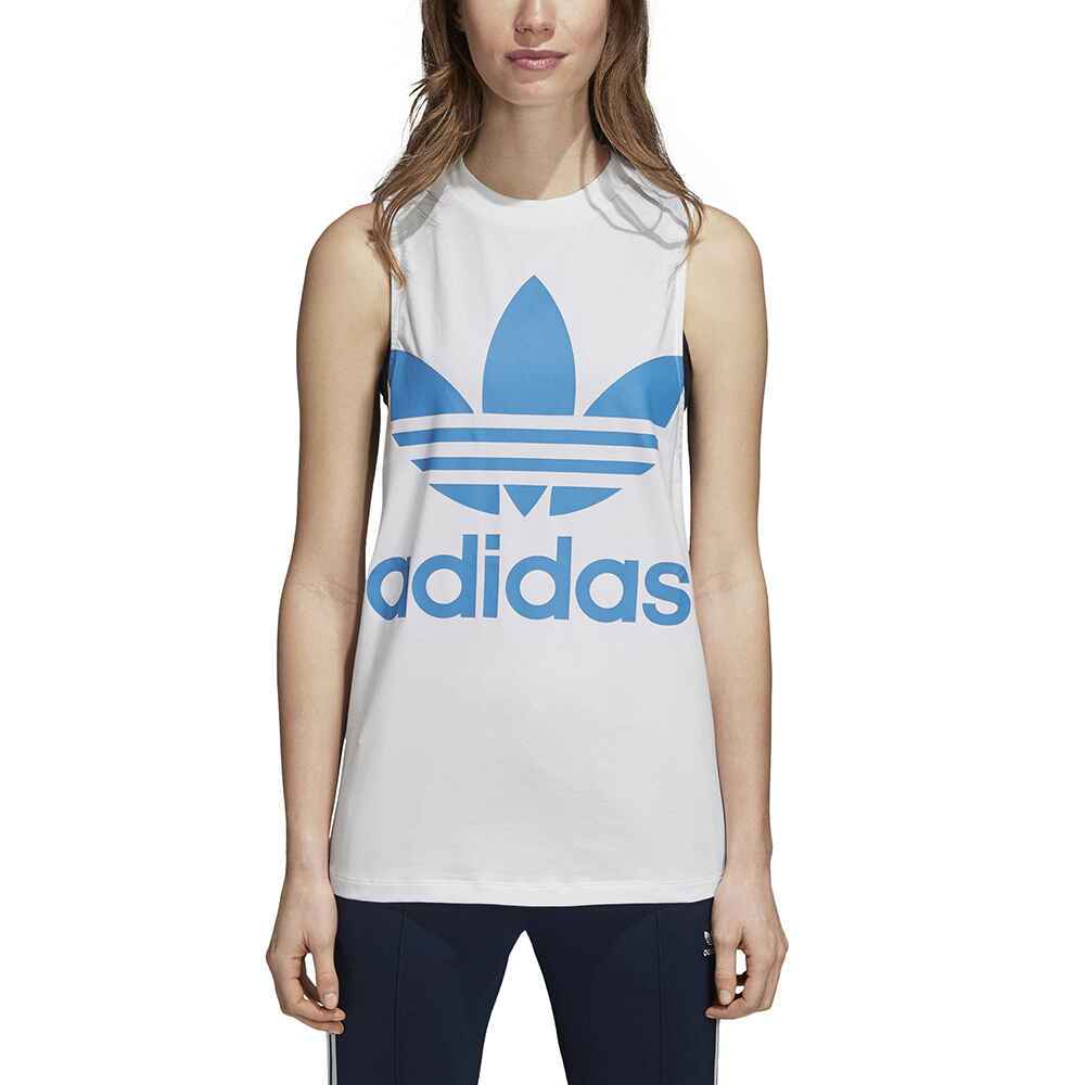 Adidas trefoil tank outlet top womens