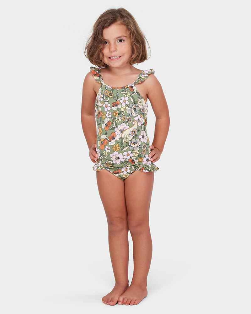 1piece toddler girl swimwear