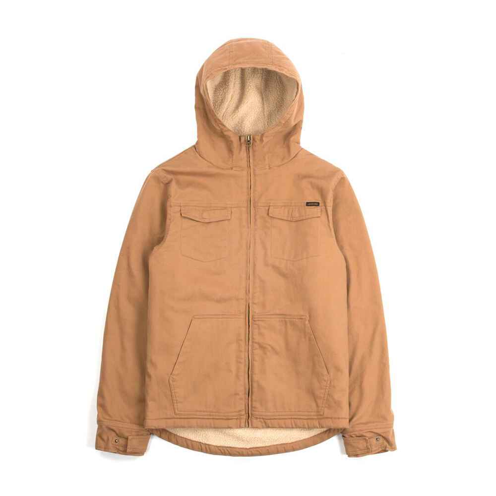 SANTA CRUZ MENS COYOTE 2 SHERPA JACKET TOBACCO Mens Tops