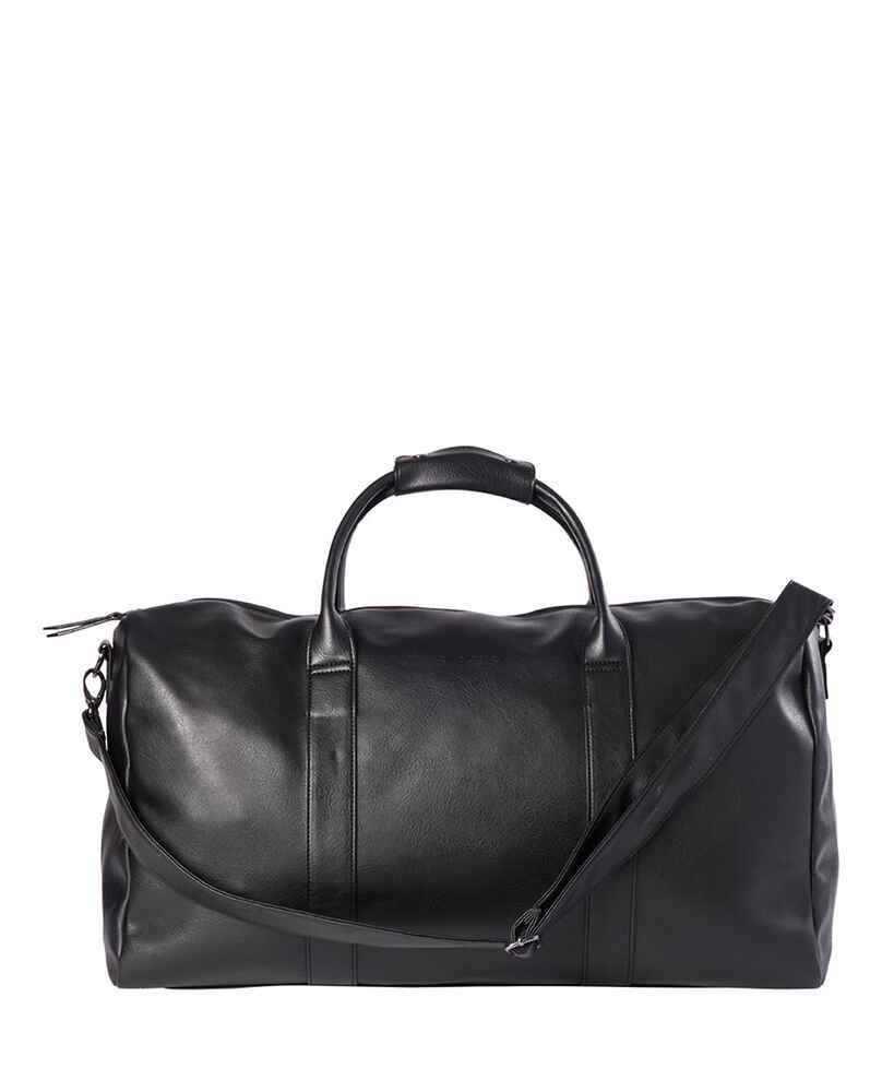 mens leather overnight bag nz