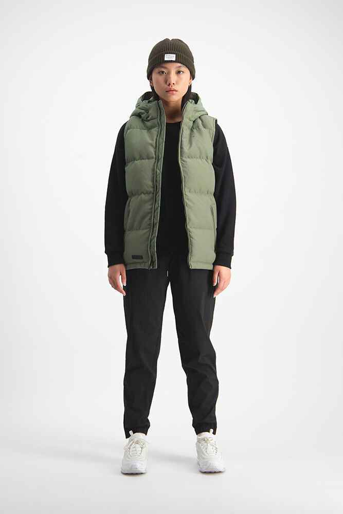 Huffer khaki clearance down jacket