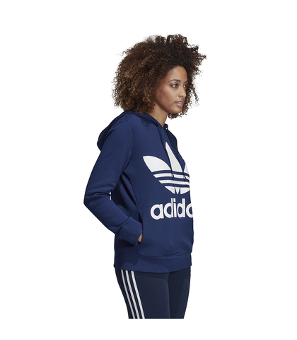 blue adidas hoodie womens