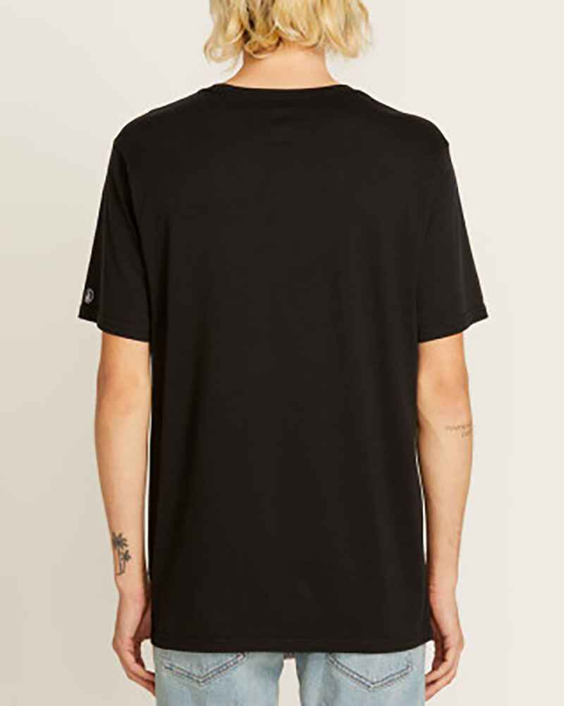 VOLCOM MENS SOLID TEE - BLACK - Mens-Tops : Sequence Surf Shop - VOLCOM S19