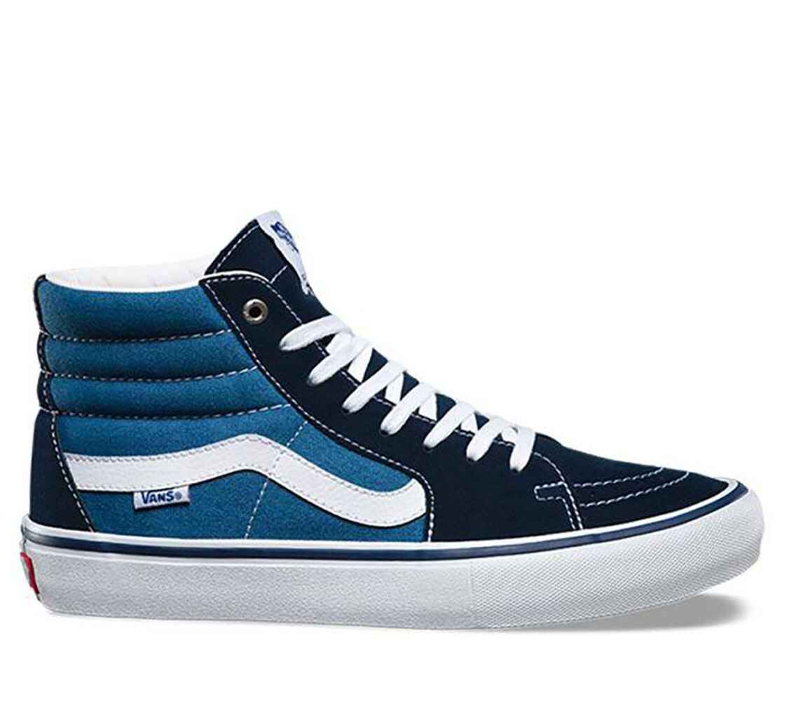 Vans navy sk8 online hi