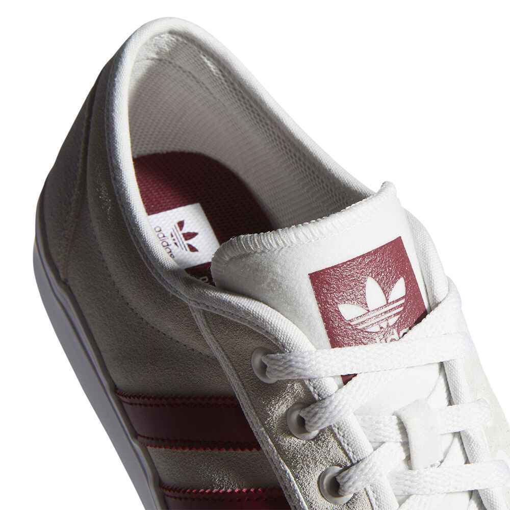 ADIDAS ADI EASE SHOE CRYSTAL WHITE BURGUNDY Footwear Shoes Sequence Surf Shop ADIDAS S19