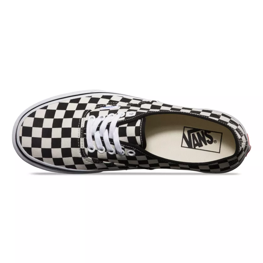 VANS AUTHENTIC GOLDEN COAST SHOE BLACK WHITE CHECKERBOARD