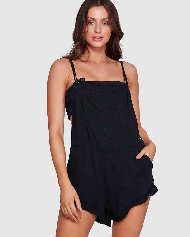 Billabong on sale black overalls